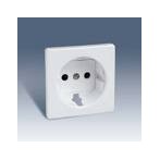 TAPA SCHUKO BLANCA ANTIBACTERIAS