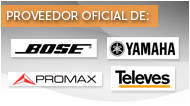 proveedor de Televes, Bose, Yamaha, Promax